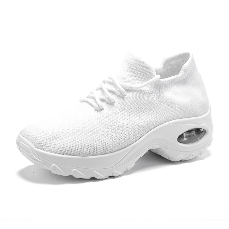 

Large Size Women's Shoes New Sports Shoes Women Flying Socks Shoes Rocking Shoes Casual Running Shoes