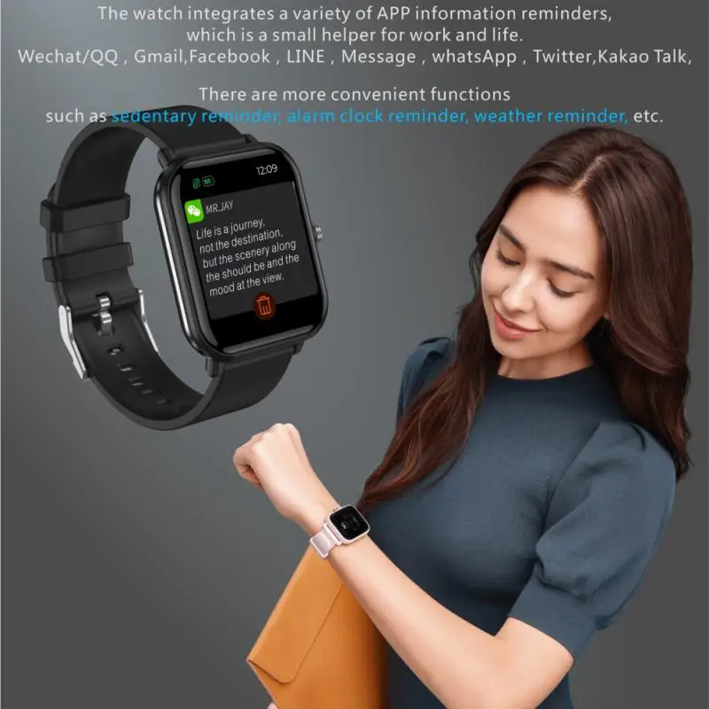 Смарт-часы Q9 Pro мужские с пульсометром 1 69 дюйма | Электроника