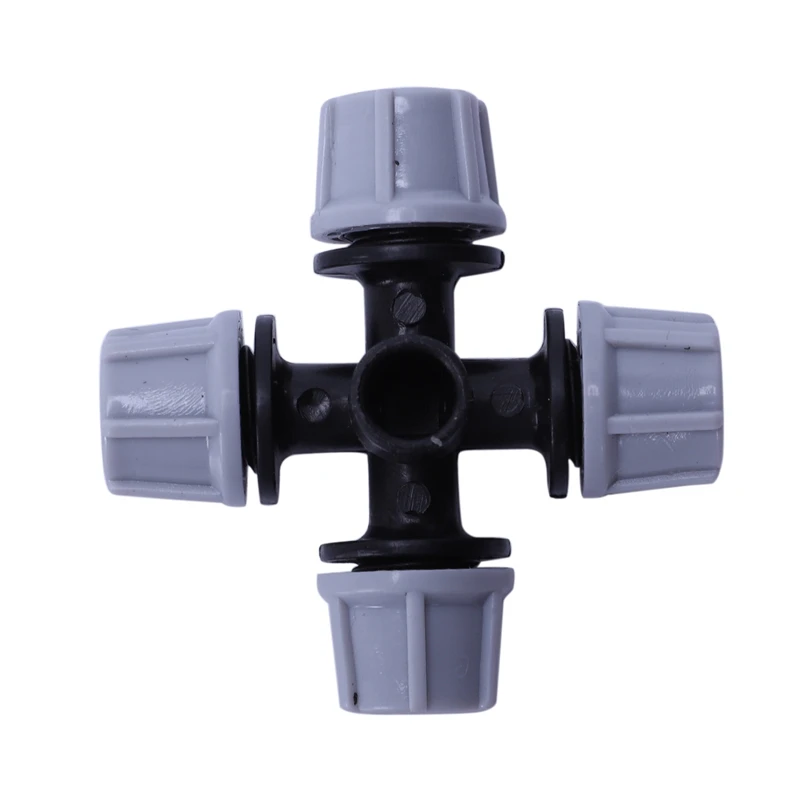 

Greenhouse Humidifier Plant Misting Cross Atomizing Nozzle Sprinkler Tee (10Pcs)