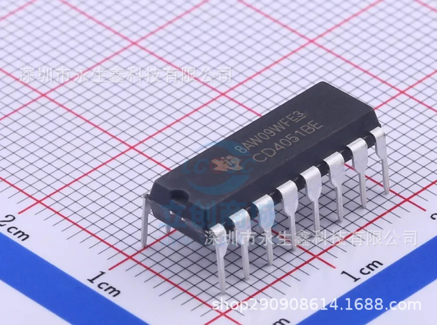 Бесплатная доставка CD4051BE DIP16 IC|Регуляторы напряж./стабилизаторы| |