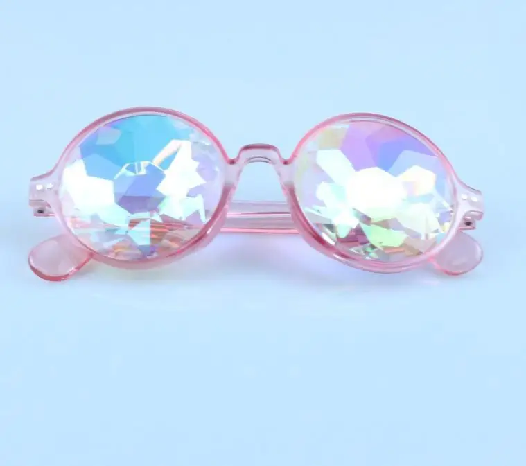 Pink frame MISSKY для женщин Стекло es Прохладный калейдоскоп концертный стекло граненые очки-Мозаика шоу Вечерние - Цвет оправы: Pink frame