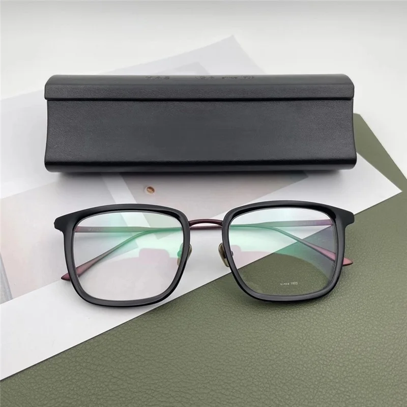 Оправа для очков Мужская квадратная с большим лицом японские оправы ручной