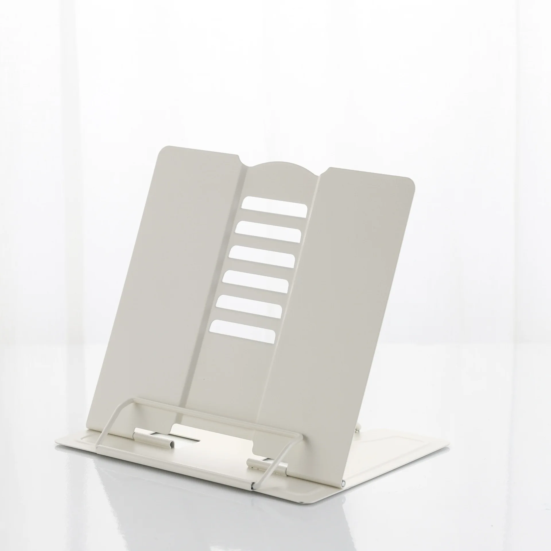 

Foldable Metal Bookends Stand Cookbook Holder Reading Rack Book Support Stand Holders Tablet PC Multifunctional Bracket