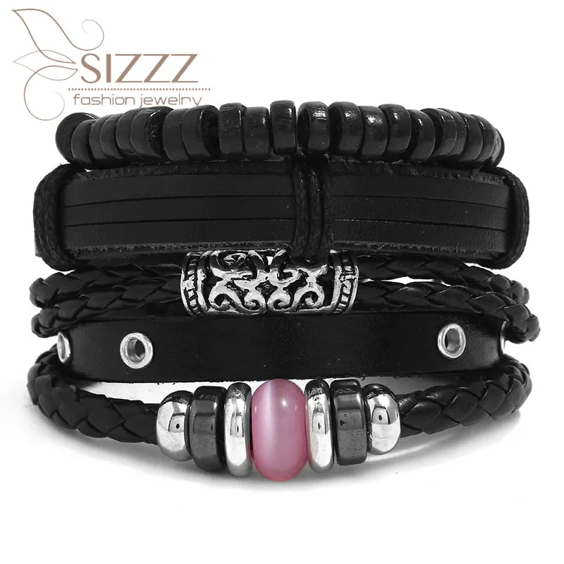 2019 Прямая продажа с фабрики из бисера кожаные Ретро Тканые ручные веревки diy