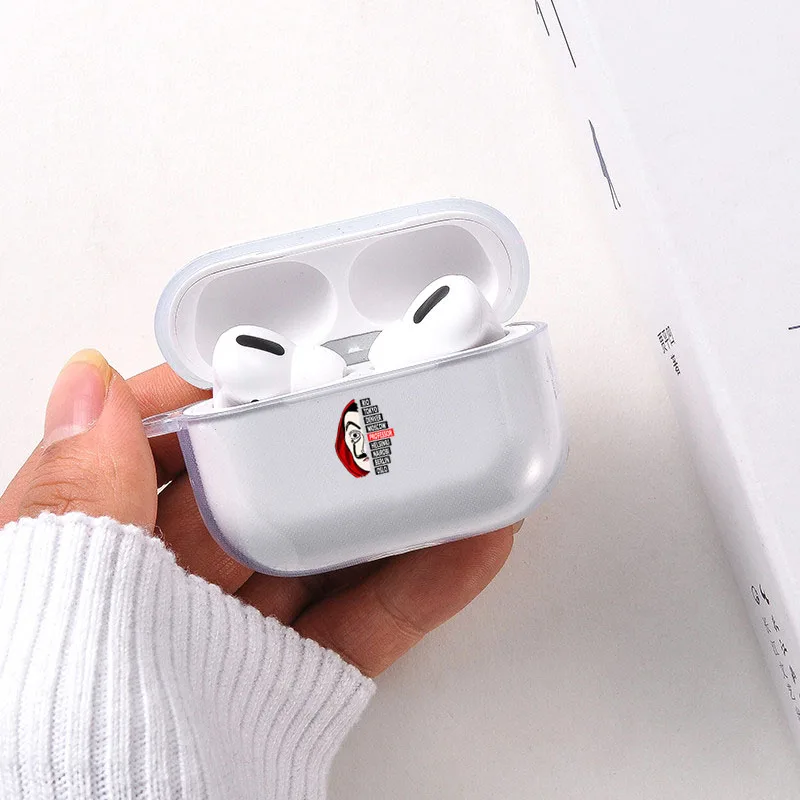 Испания ТВ La Casa De Papel наушники чехол для Airpod Pro деньги Heist House of Paper Мягкая обложка