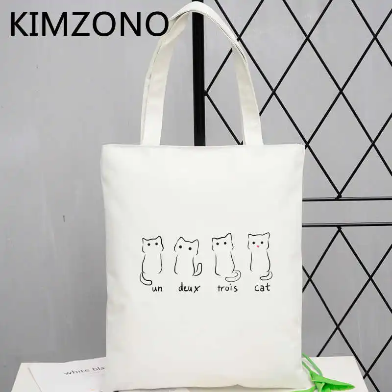 

Сумка для покупок Cat, шоппер bolso, шоппер, сумка, reciclaje, тканевая сумка, ткань