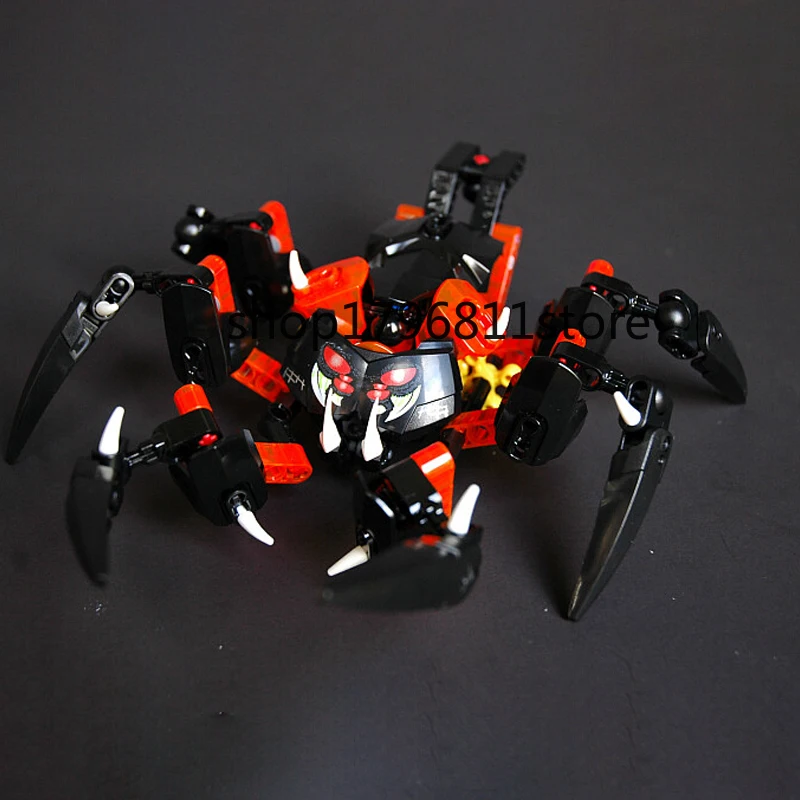 XSZ 708 4 Bionicle маска светильник детский Властелин черепа паук Строительные блоки