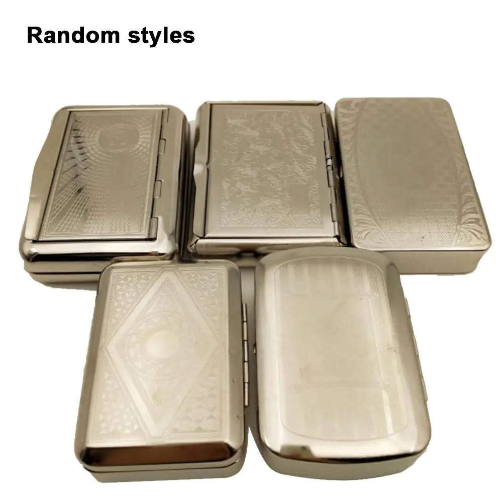 Новый 1 шт. Олова с бумажным держателем металлический контейнер классически