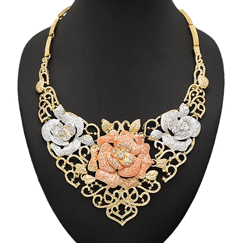 Fashion Jewelry Sets Nigeria Dubai Gold for Women Africa Bead Bridal Yellow Set Wedding Gifts | Украшения и аксессуары