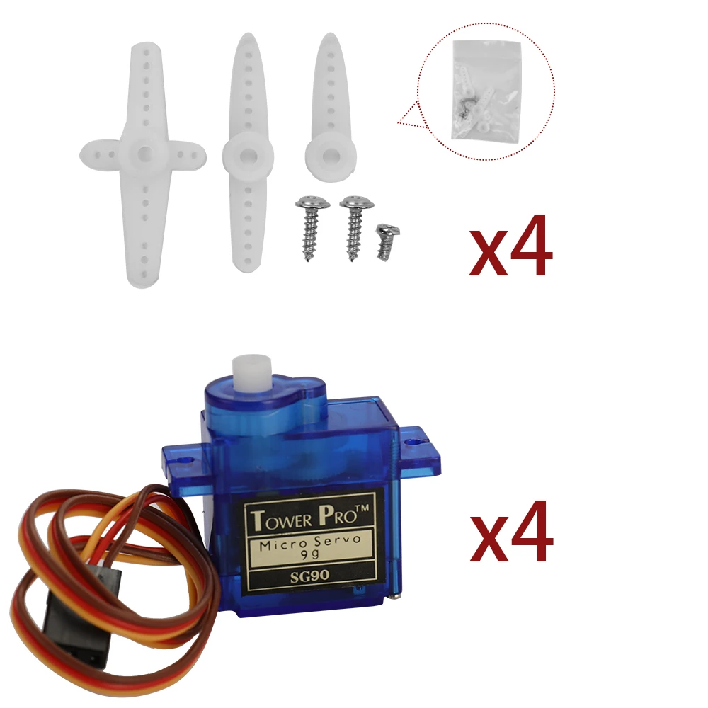 DIY акриловый робот-манипулятор робот-коготь набор 4DOF игрушки ручной механический