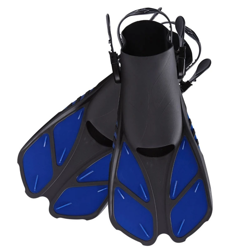 

Professional Snorkeling Foot Diving Fins Adjustable Adult Kids Swimming Comfort Fins Flippers Swimming Equipment