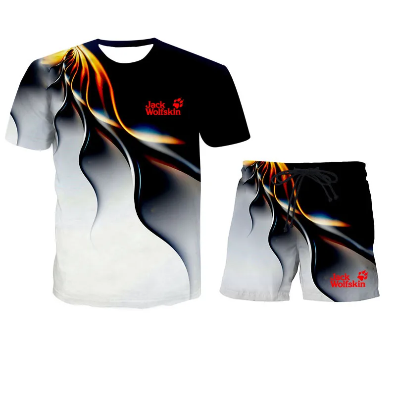 

Men Sets Summer Short Sleeve t Shirts+Short Pants 2 Piece Set Tracksuits Gym Fitness Tee Shirts Men Clothing Set Sportswear Suit