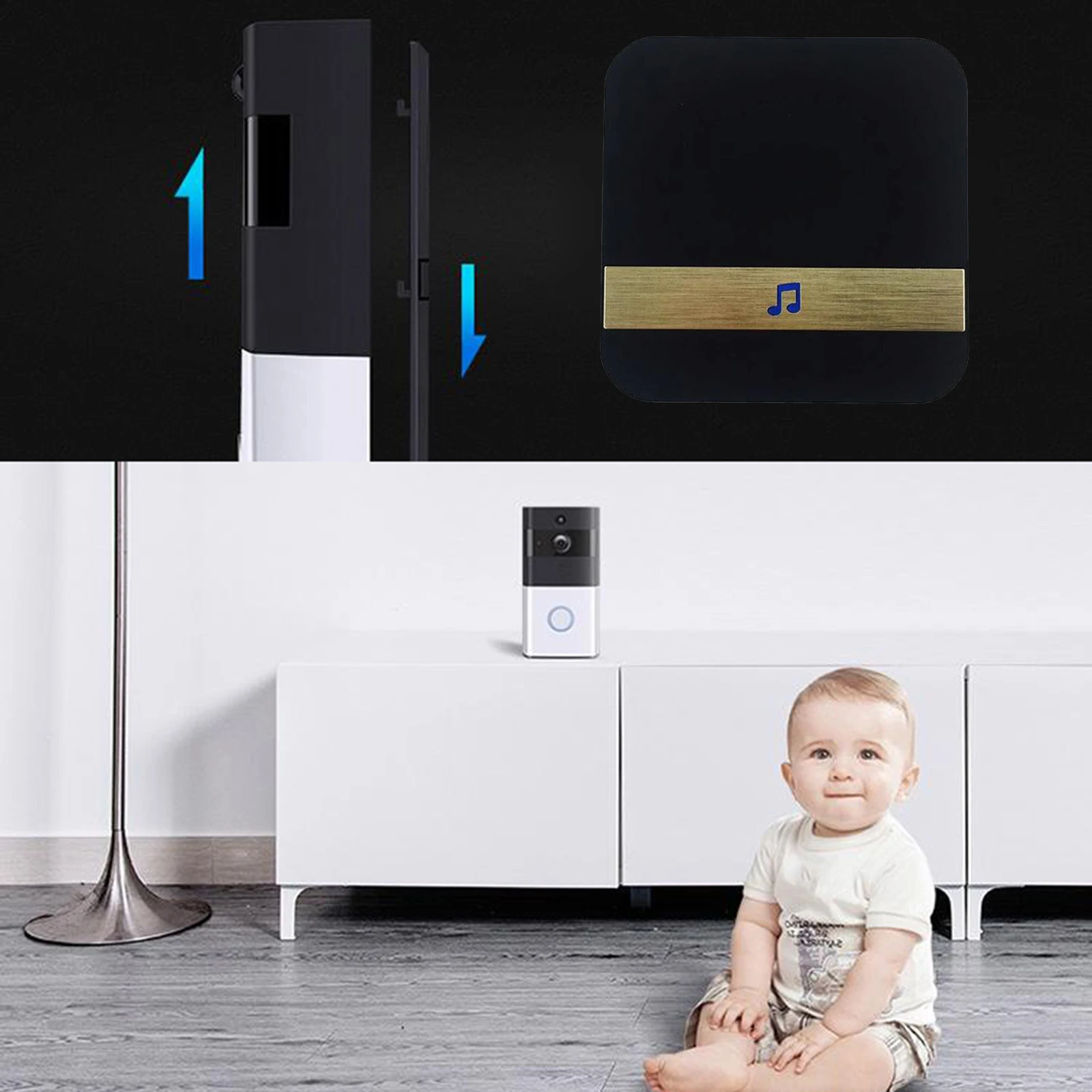 Видео-дверной звонок | Качество видео высокой четкости 2-полосная аудио