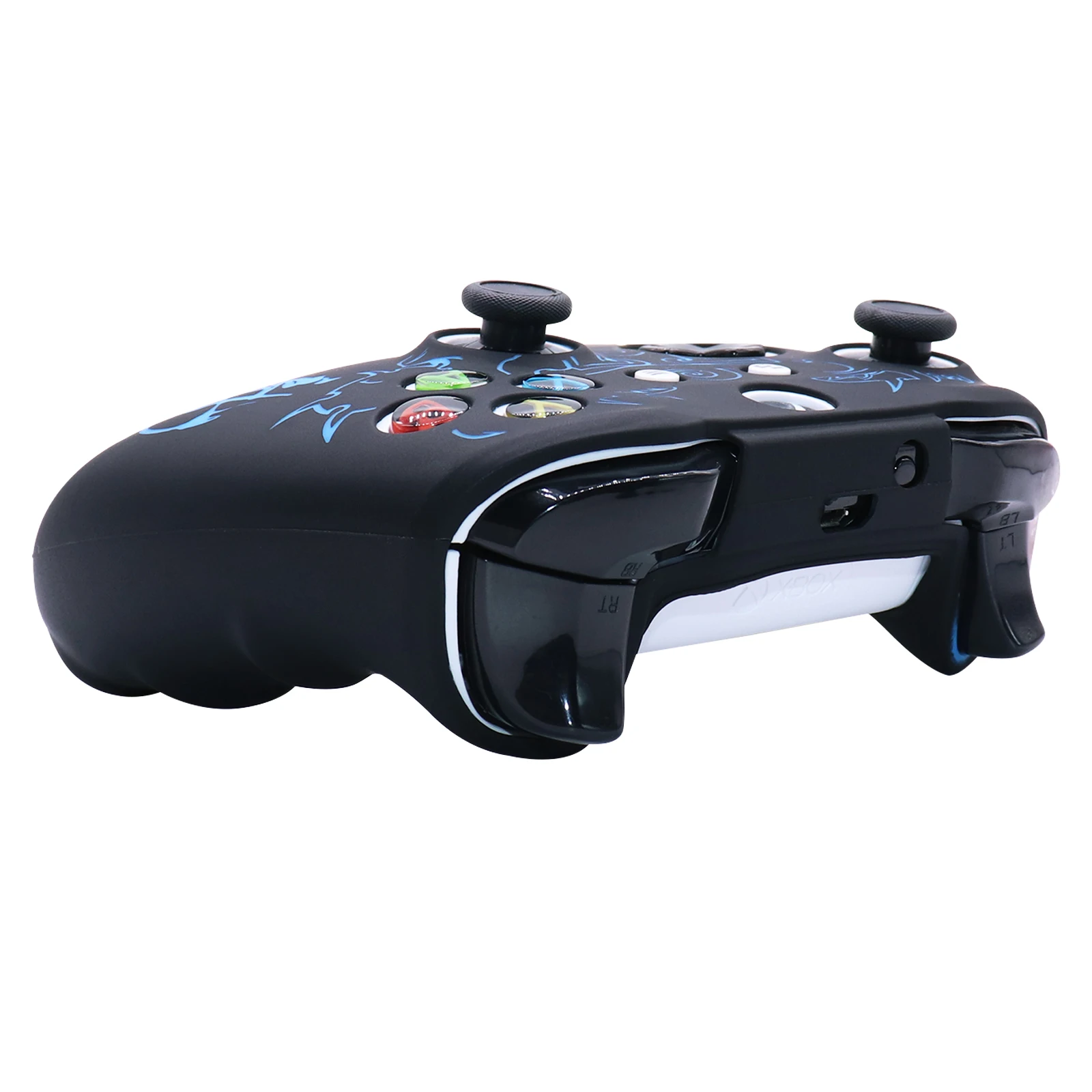 Силиконовый чехол с лазерной резьбой для Xbox One Slim Control ler Skin геймпада джойстика
