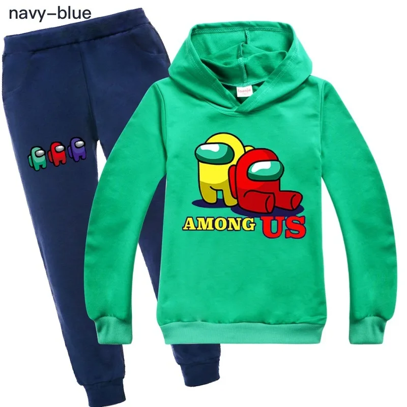 

Among us Clothing Sets Children Birthday suit Boys Tracksuits Kids Among us Sport Suits Hoodies Top +Pants 2pcs Set
