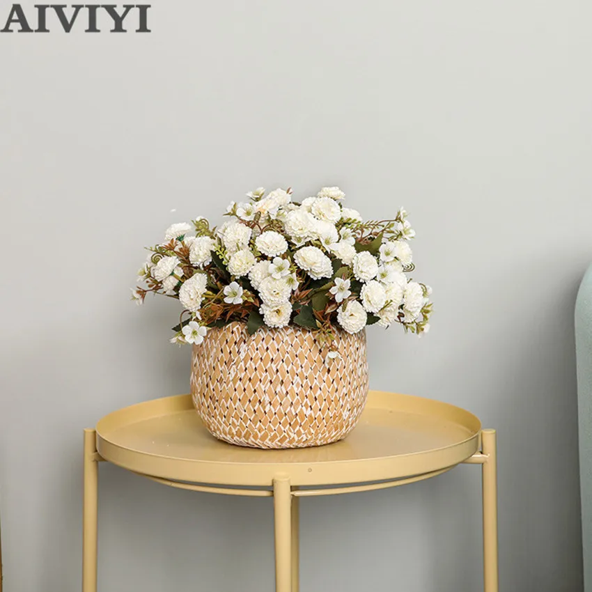 

Artificial silk flowers Carnations bouquet christmas home decor fake flowers Mother's Day Teachers' Day gift