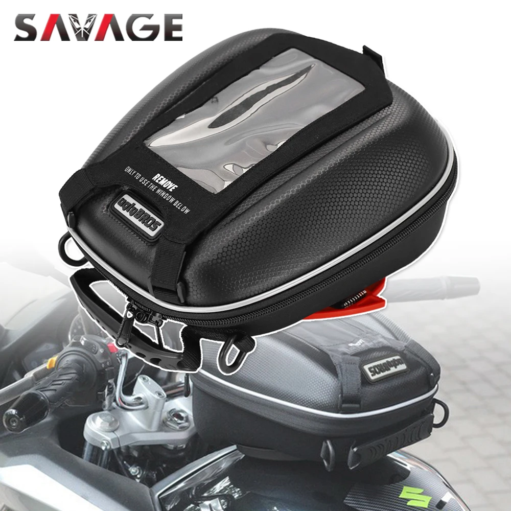 Saddle Tank Bag For SUZUKI HAYABUSA GSX-S 750/1000 GSX-R GSR 600/750 GSXS750 GSR750 GSX1300R Motorcycle Phone Racing Luggage