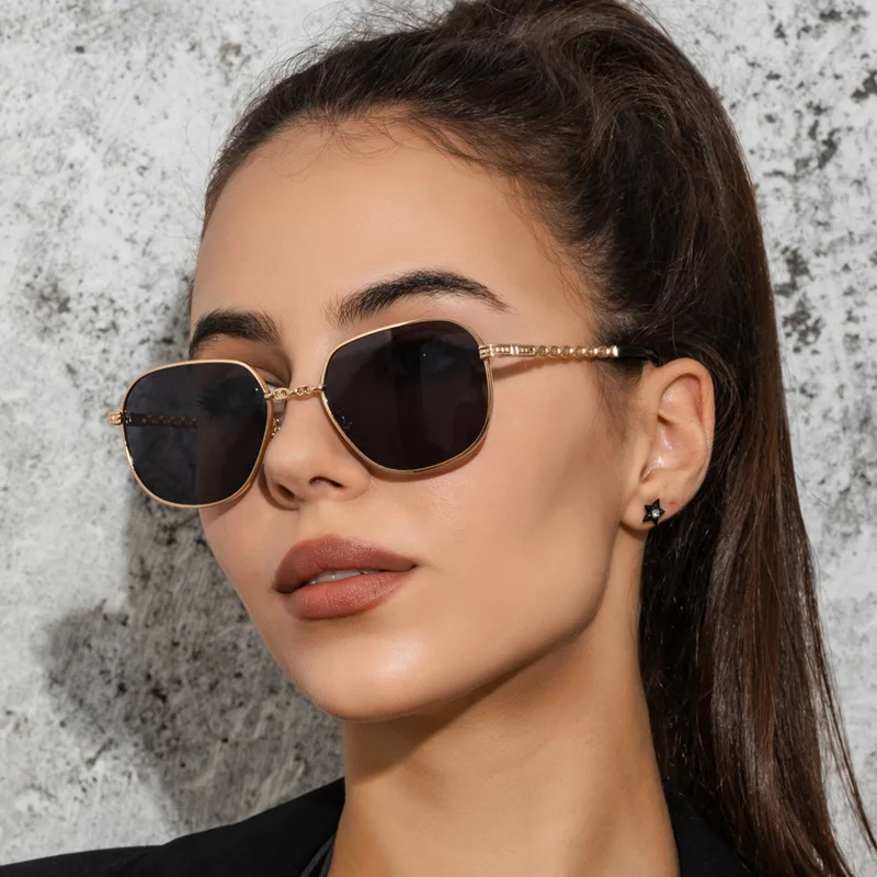 

Square Sunglasses Woman Retro Sun Glasses for Women Cmaos New European Fashion Trendy Unisex Eyewear Uv400 Travel Shade Okulary
