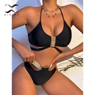 Бикини-бандо, купальник с вырезами, женские купальники с эффектом пуш-ап, купальники conjunto biquinis feminino trajes de bao mujer 2022