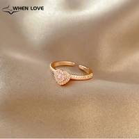womens ring 2021 trend resizable rings for women vintage jewelry female ring with stone korean style luxury accessories gift