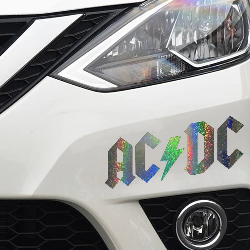 Автомобильная наклейка AC DC виниловые наклейки автомобильная окно автомобиля