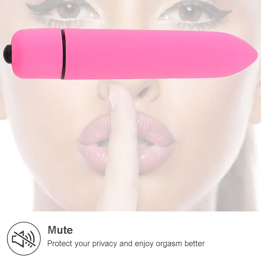 Мощный вибратор в форме пули вибрирующий яйца для точки G Стимулятор клитора