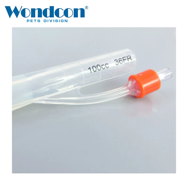 Медицинский силиконовый смывочный катетер Wondcon с шариком|Хирургические