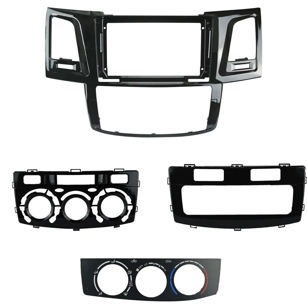 9-дюймовая Автомобильная облицовка для TOYOTA FORTUNER двойная Din Dvd панель приборной
