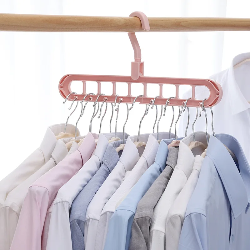 2 шт./компл. усиленные каскадные вешалки 9в1 Волшебные Гардероб компактный шкаф