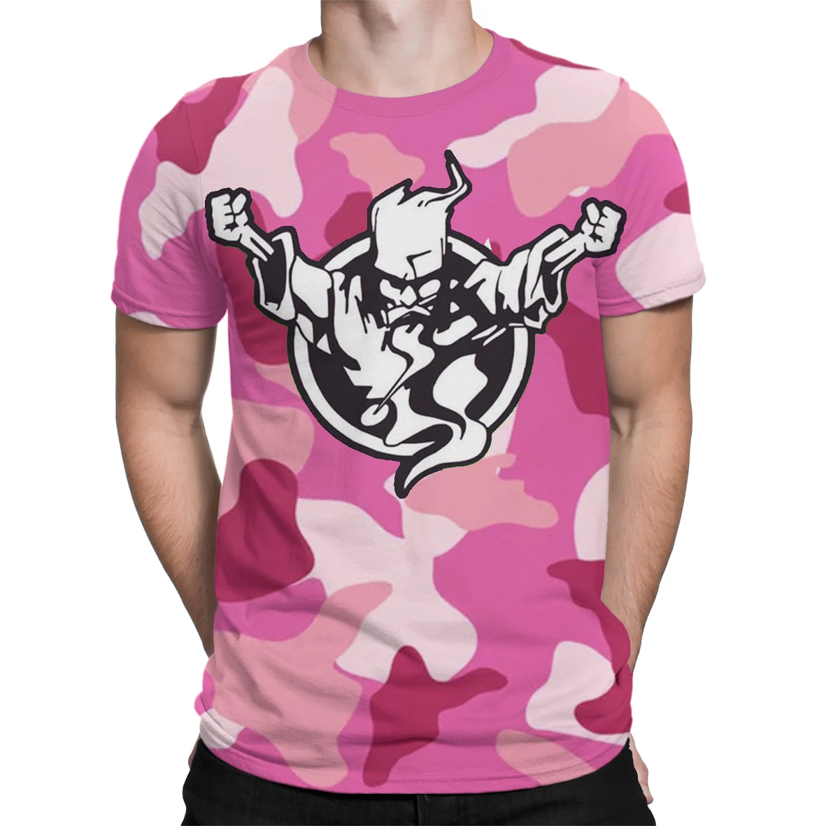 

Thunderdome Music Streetwear Men's Short Sleeve 3D Printing Oversized T-shirt Tops O-neck Cool Hip Hop Men T-shirts Male Tees