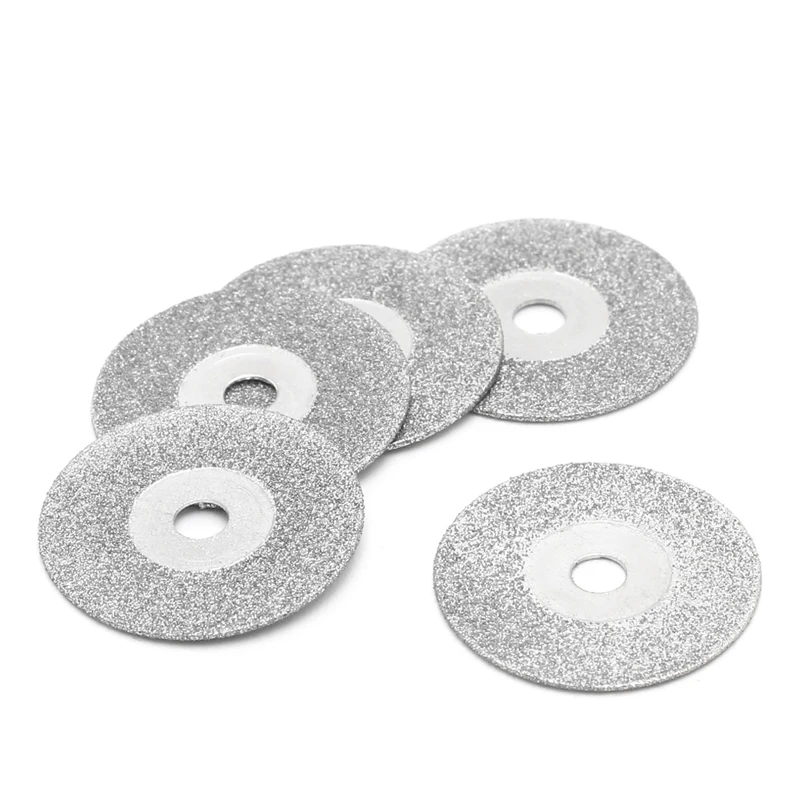 

5pcs 18mm Diamonte Cutting Discs & Drill Bit Shank For Rotary Tool Blade