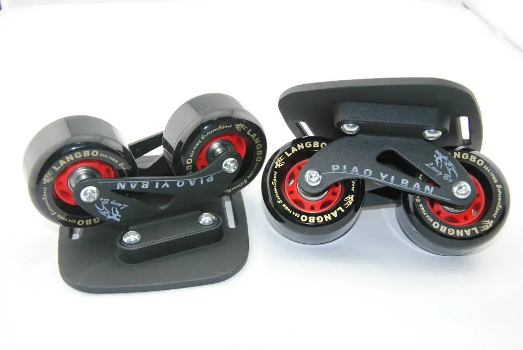 

Sledge Skate portable driftboard easy carry freeline roller drift board foot shift skateboard led flash skating skate board