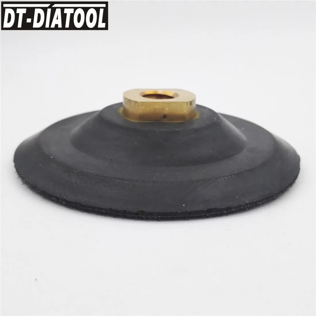 DT-DIATOOL 1piece M14 or 5/8-11 Dia 80/100/125mm Rubber Based Back Pad 3"/4"/5" Diamond Polishing Backer Pads | Инструменты