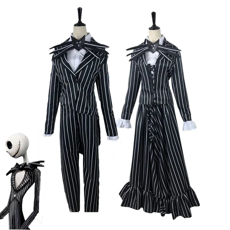 Костюм для косплея Кошмар перед Рождеством Джек Скеллингтон|Костюмы из фильмов и