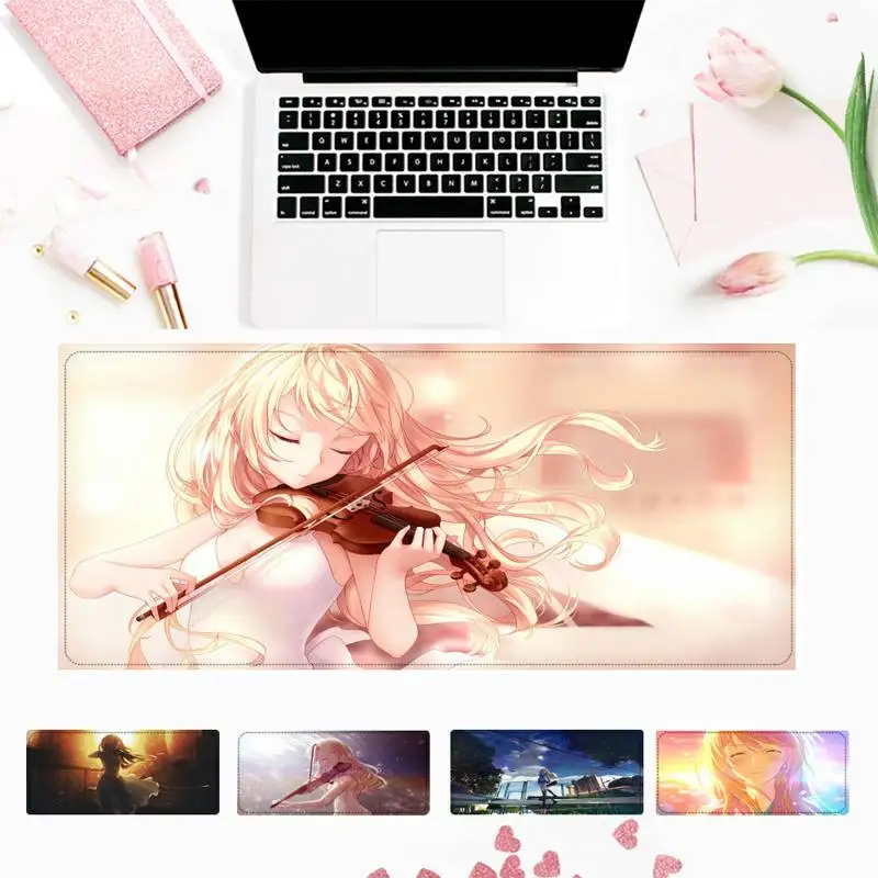 

Коврик для игровой мыши Kaori Miyazono, игровой коврик для мыши 30 х90 см с надписью «Your Lie» в апреле