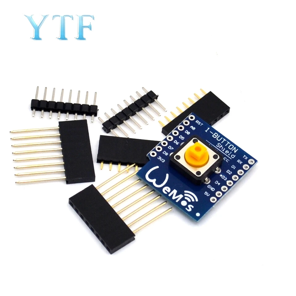 1 кнопочный щит для WeMos D1 Mini Smart ESP8266 WiFi модуль DIY Kit|Аксессуары демонстрационных
