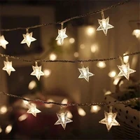 led star light string twinkle garlands battery powered christmas lamp holiday party wedding decorative fairy lights