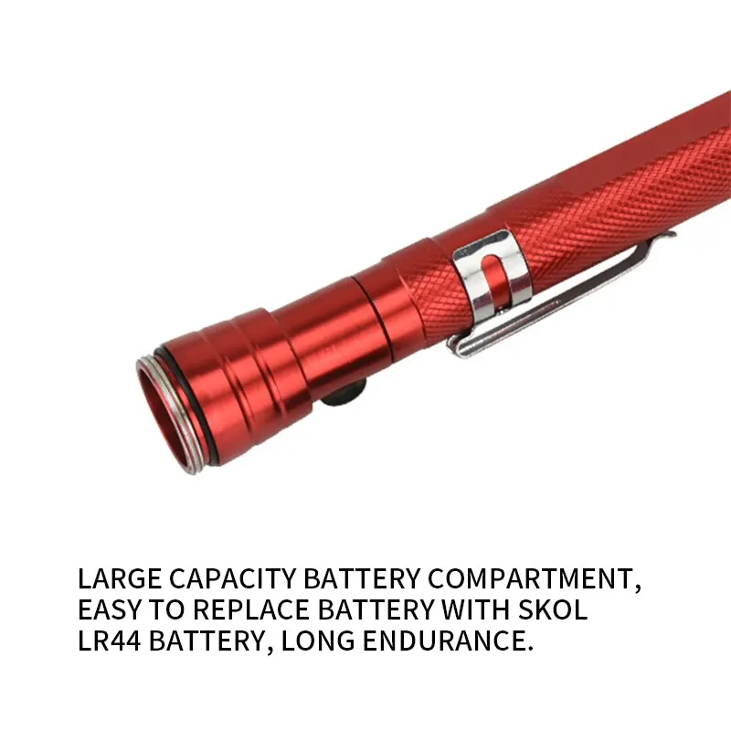 

Magnet Magnetic Pickup Picker Tool Telescopic Telescoping Flexible Extensible LED Flashlights for Men