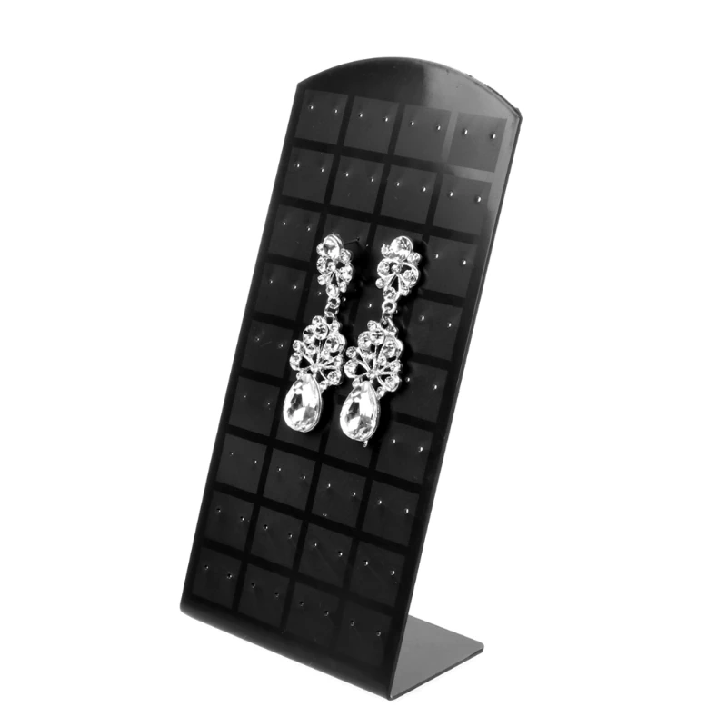 

Plastic Earring Ear Stud Jewelry Display Rack Stand Organizer Holder 72 Holes