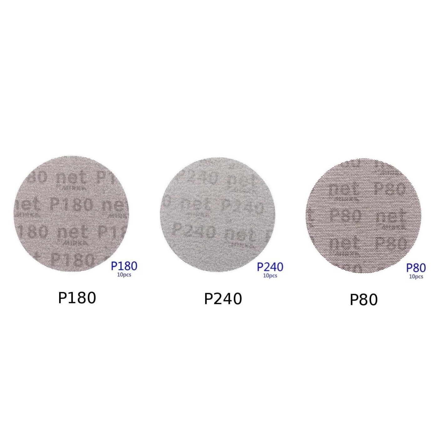 Набор 10 шт. 5 дюймов 125 мм беспылезащитный шлифовальный диск наждачная бумага
