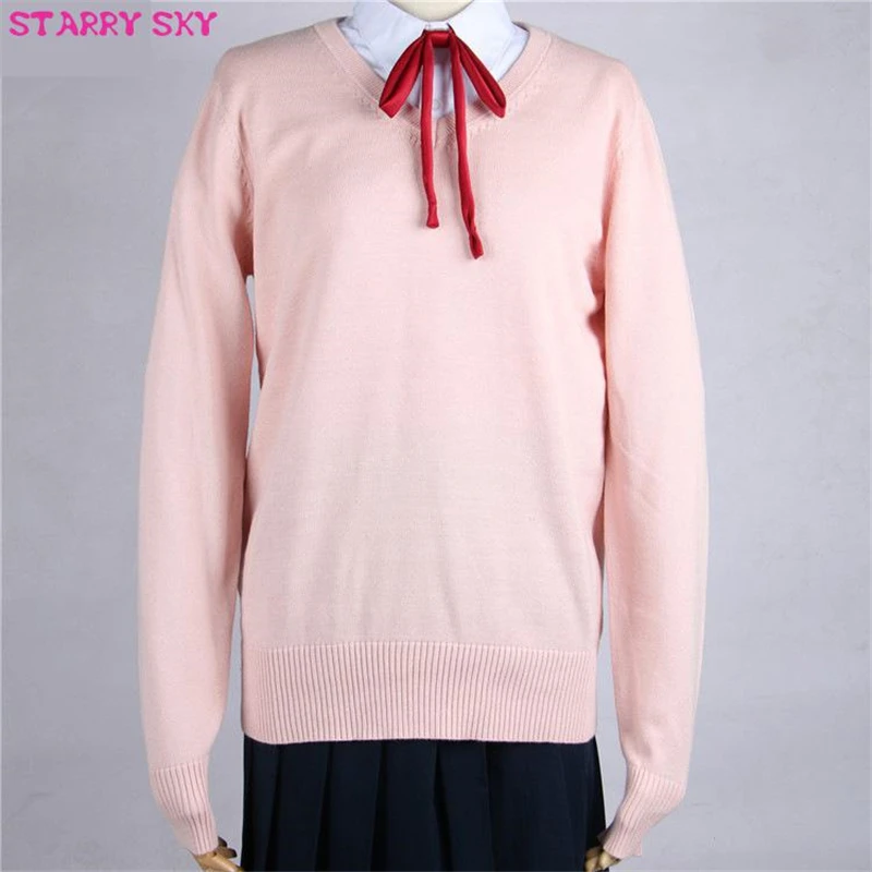 Новый японский пуловер для кампуса с длинным рукавом мужчин и женщин