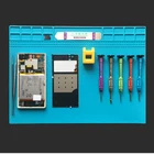 Термостойкая паяльная станция BGA, паяльный коврик, силиконовый термопистолет, изоляционная прокладка, инструменты для ремонта, обслуживание платформы, Настольный коврик