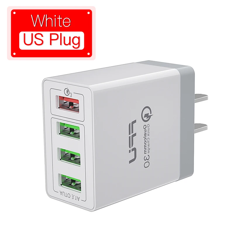 US Plug - White FPU Быстрая зарядка 4,0 3,0 USB зарядное устройство 48 Вт QC QC3.0 быстрое зарядное устройство настенный адаптер многопортовый портативный мобильный телефон зарядное устройство для Xiaomi - Тип штекера: US Plug - White