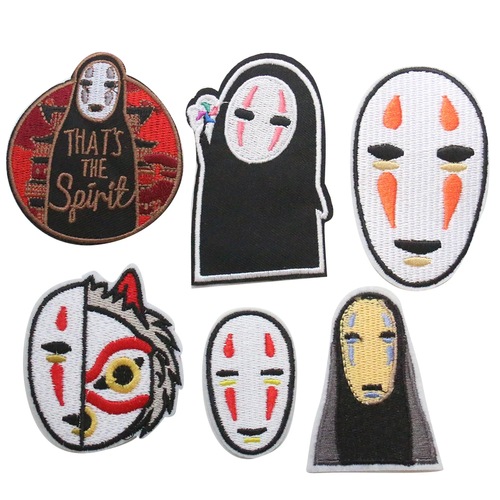 Изысканная вышитая аппликация с изображением персонажа из мультфильма Человек