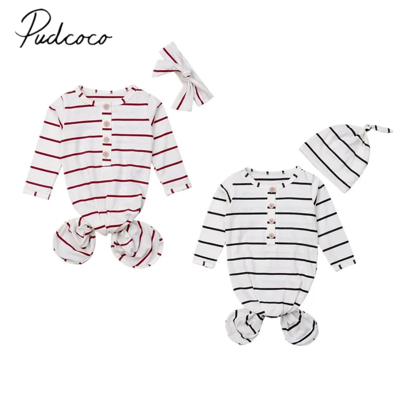 Комплект постельного белья из 2 предметов с длинным рукавом в полоску | Мать и