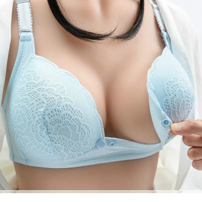 

Maternity Bra Wire Free Front Closure Breastfeeding Nursing Bra Pregnant Women Sleeping Bras Soutien Gorge Allaitement Underwear