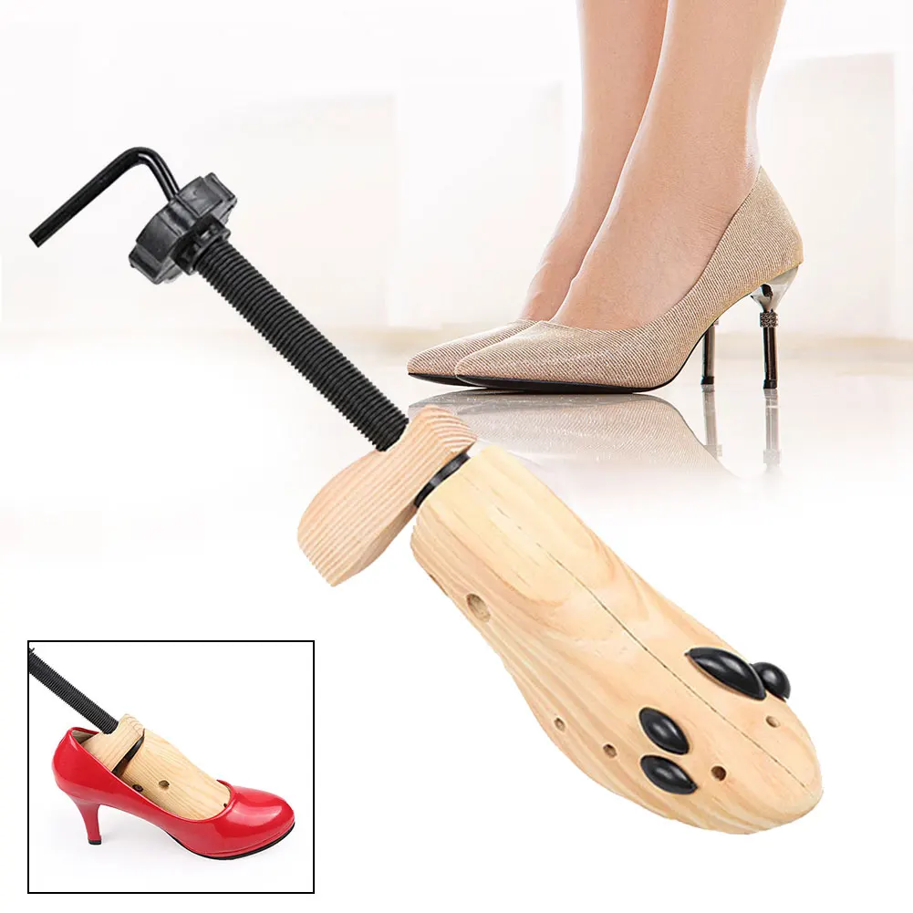 Женская и мужская стоечная обувь на высоком каблуке Обувь с деревянным