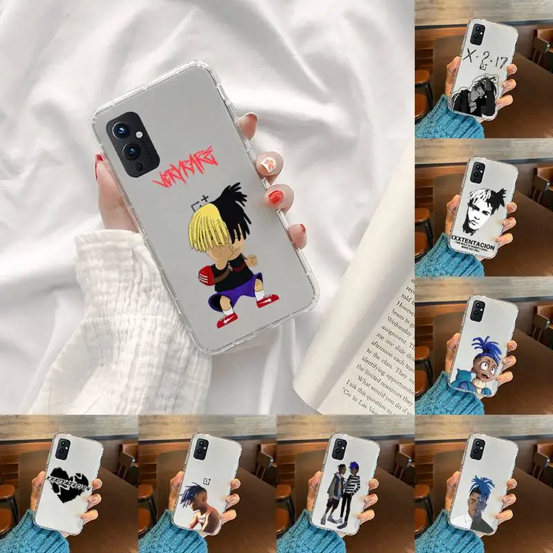 

xxxtentacion rapper USA Phone Case Transparent For OnePlus 9 8 7 7t 8t Oppo find X3 X2 reno5 Vivo X60 X50 Pro MeiZu 17 16XS