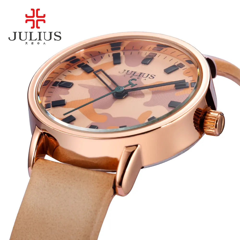 JULIUS JA-923 Montre нержавеющая сталь задняя сторона водостойкие японские кварцевые