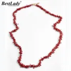 Лучшие Леди ZA красный природа ожерелье с бусинами из камней для женщин в стиле бохо красочные Слои оболочка Воротник Колье Ожерелье, свадебные ювелирные изделия, ювелирные изделия в качестве подарка